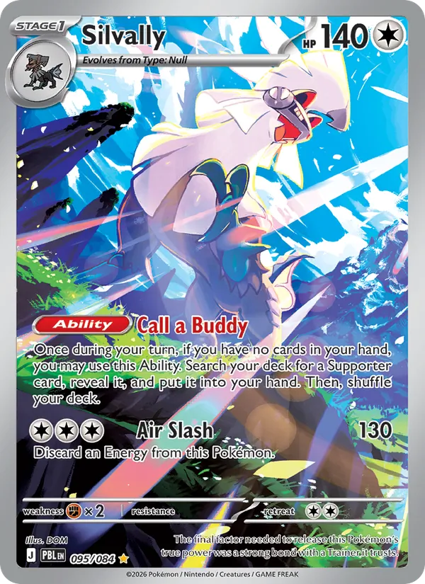Silvally 095/84 — Pitch Black Pokémon card